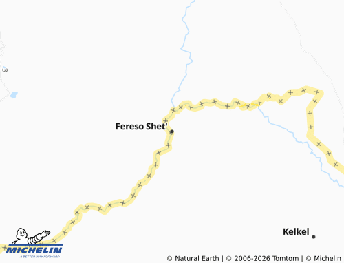 Mappa MICHELIN Fereso Shet' - ViaMichelin