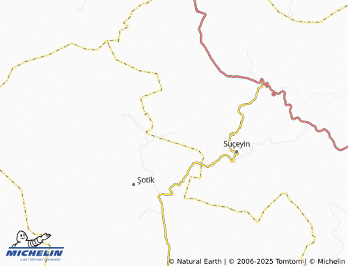 MICHELIN Sugeçti map - ViaMichelin