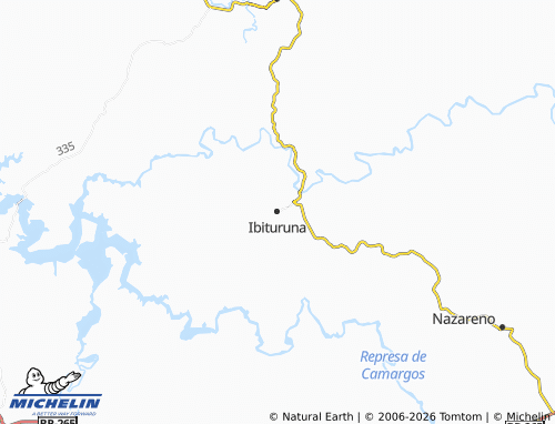 Carte MICHELIN Ibituruna - ViaMichelin