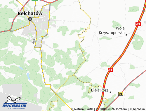 Carte MICHELIN Bukowa - ViaMichelin