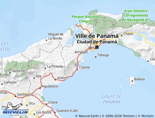 MICHELIN Capira map - ViaMichelin