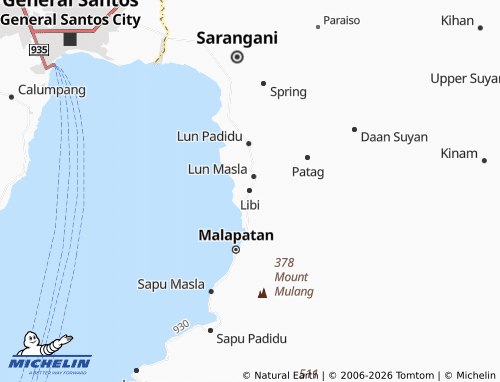 MICHELIN Libi map - ViaMichelin