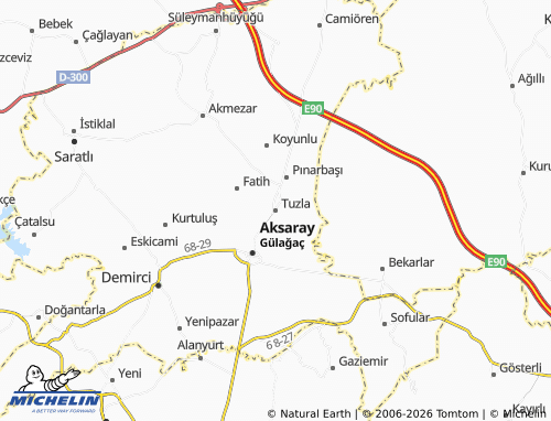 Mappa MICHELIN Tuzla - ViaMichelin