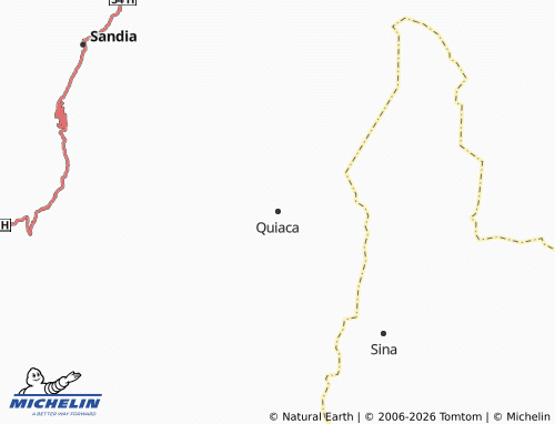 MICHELIN-Landkarte Quiaca - ViaMichelin