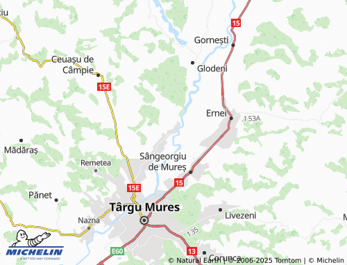 MICHELIN Chinari map - ViaMichelin