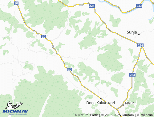 Mapa MICHELIN Velika Gradusa - ViaMichelin