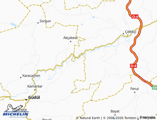 MICHELIN Özçaltı map - ViaMichelin