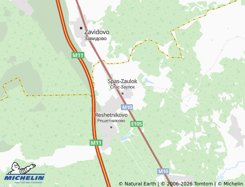 Carte MICHELIN Spas-Zaulok - ViaMichelin