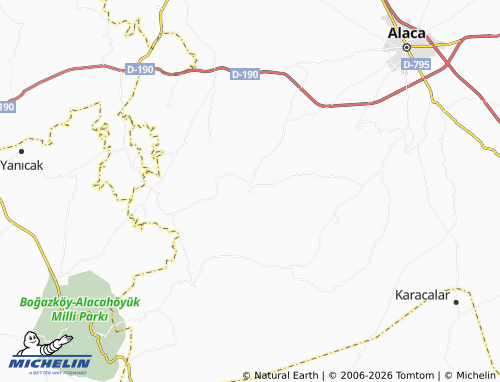 MICHELIN Perçem map - ViaMichelin
