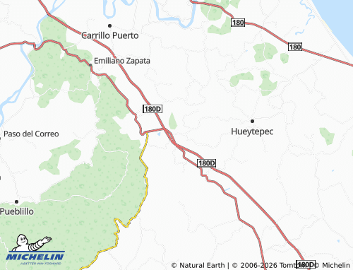 Mapa MICHELIN Cañada Rica - ViaMichelin