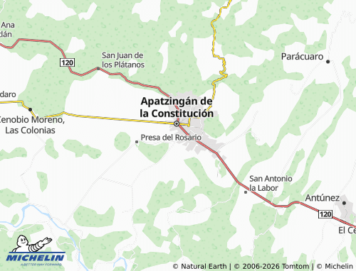 MICHELIN La Flor map - ViaMichelin