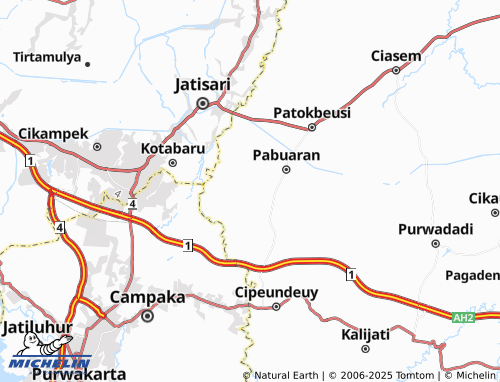 MICHELIN Siluman map - ViaMichelin