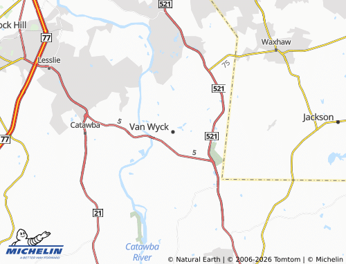 Kaart MICHELIN Van Wyck - ViaMichelin