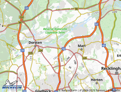 MICHELIN Alt-Marl map - ViaMichelin