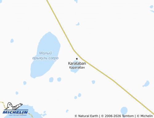 MICHELIN-Landkarte Karataban - ViaMichelin