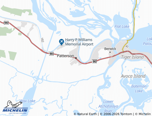 Carte MICHELIN Patterson - ViaMichelin