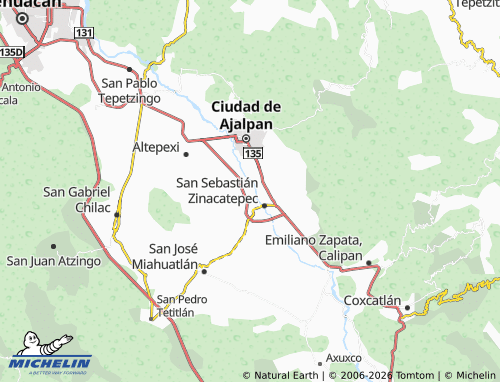 Mappa MICHELIN El Carmen Sexta Sección - ViaMichelin