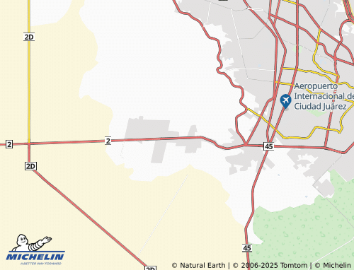 MICHELIN Kilómetro 29 Norte, Gobernadores map - ViaMichelin