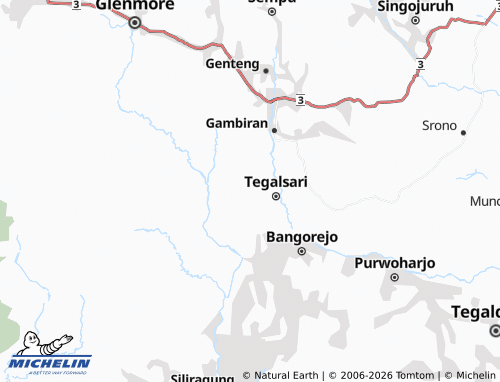 MICHELIN Tegalrejo map - ViaMichelin