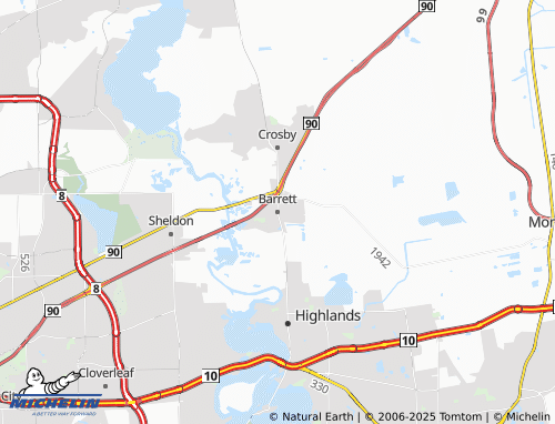 MICHELIN Barrett map - ViaMichelin