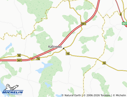 MICHELIN-Landkarte Kalinowo - ViaMichelin