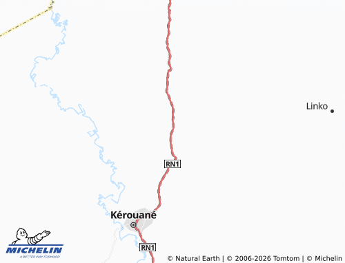 MICHELIN-Landkarte Kamandougou - ViaMichelin