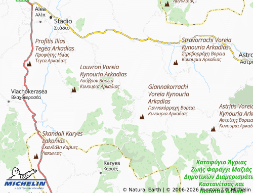 MICHELIN Mesorrachi map - ViaMichelin
