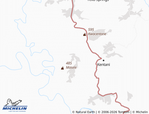 MICHELIN-Landkarte KwaMdange - ViaMichelin