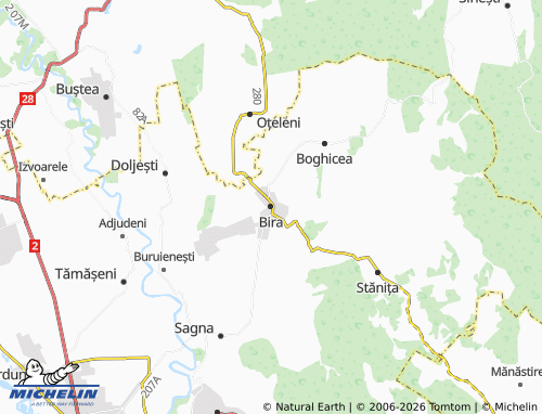 MICHELIN Bira map - ViaMichelin