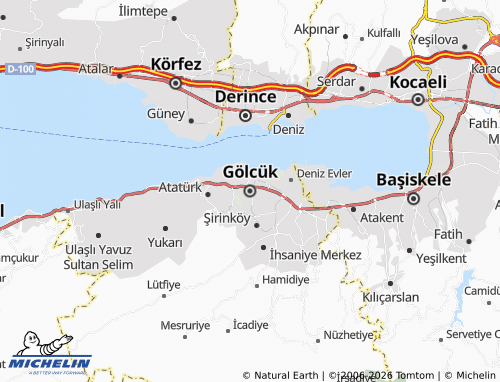 Carte MICHELIN Gölcük - ViaMichelin