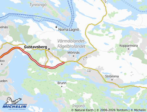 Carte MICHELIN Mörtnäs - ViaMichelin