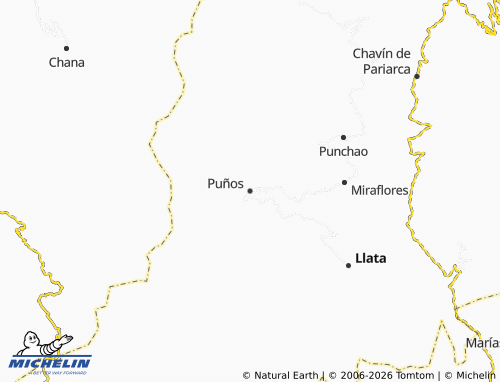 Mappa MICHELIN Puños - ViaMichelin
