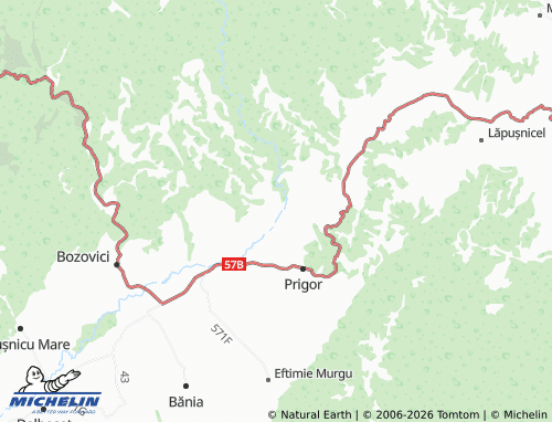 MICHELIN Pătaș map - ViaMichelin