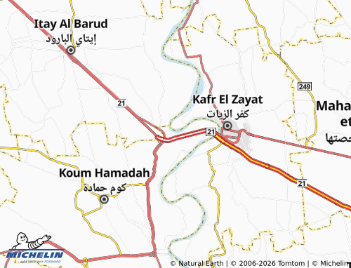 Mapa MICHELIN Kafr al-'Ays - ViaMichelin
