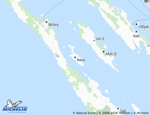 MICHELIN Rava map - ViaMichelin