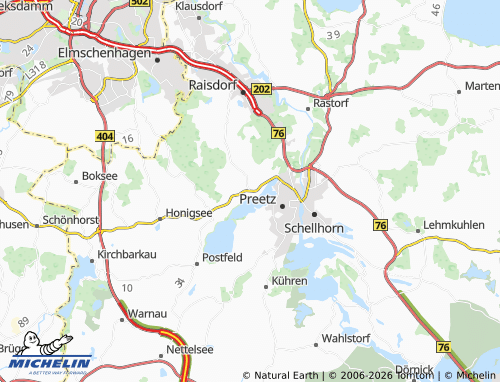 Mappa MICHELIN Pohnsdorf - ViaMichelin