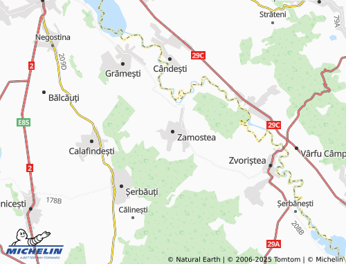 Carte MICHELIN Zamostea - ViaMichelin