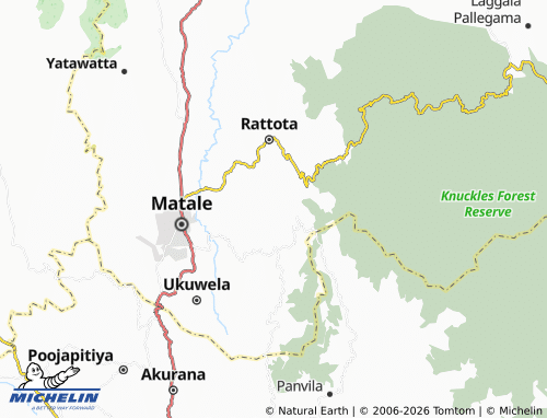 MICHELIN Udagama2 map - ViaMichelin