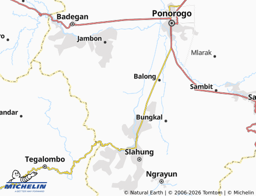 Carte MICHELIN Bulukidul - ViaMichelin