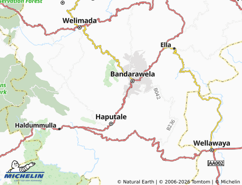 MICHELIN Kahagolla map - ViaMichelin