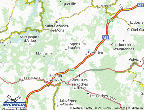 Carte MICHELIN Fraisse - ViaMichelin
