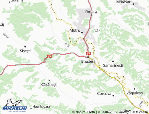 MICHELIN Florești map - ViaMichelin