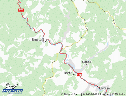 MICHELIN Frasin map - ViaMichelin