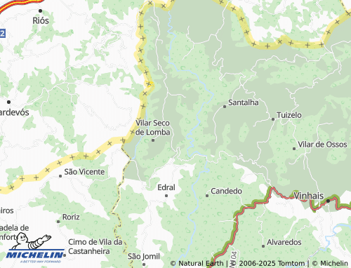 MICHELIN-Landkarte Gestosa - ViaMichelin