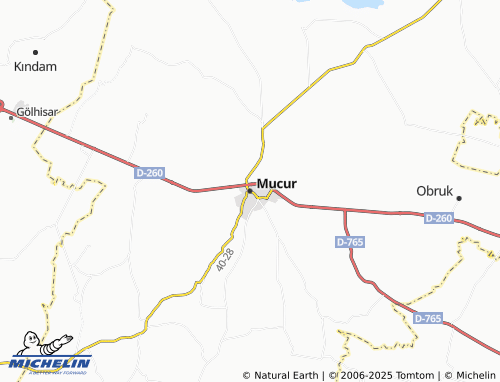 MICHELIN Mucur map - ViaMichelin