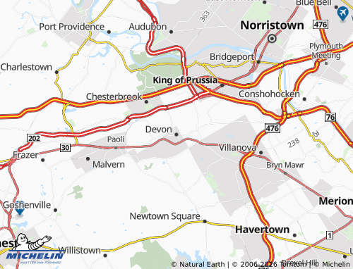 Mapa MICHELIN Devon - ViaMichelin