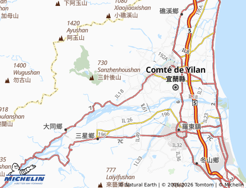 Mappa MICHELIN nei cheng cun - ViaMichelin