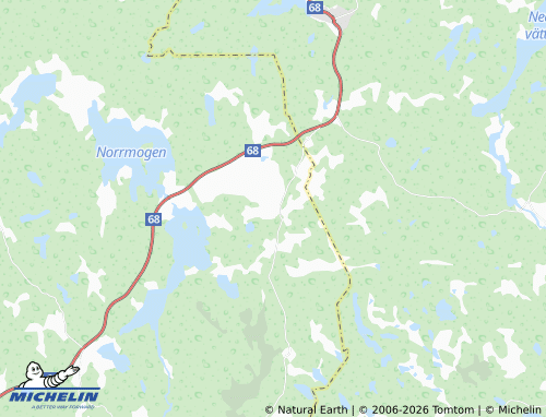 Mappa MICHELIN Norra Allmänningbo - ViaMichelin