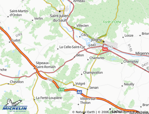 Mappa MICHELIN Béon - ViaMichelin