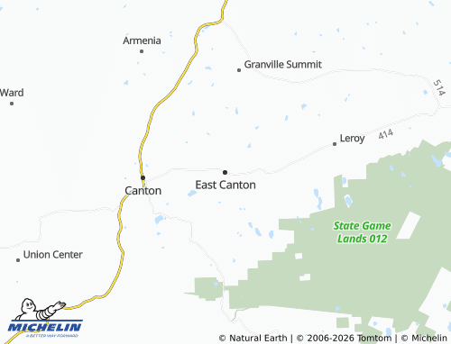 Mappa MICHELIN East Canton - ViaMichelin